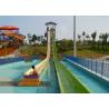 China Crazy Free Fall High Speed Slide For Theme Park Adult Rider / Water Sports Equipment factory