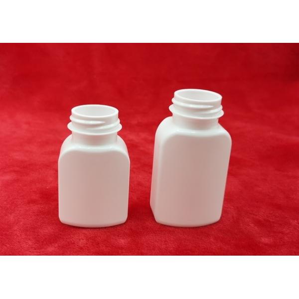 Quality 45ml Square Plastic Bottles Injection Blow Molding Made For Pills Packaging  for sale