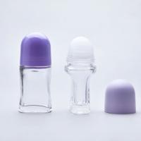 China Recyclable Clear Glass Roller Bottle Diameter 35mm Empty Glass Rollerball Bottles factory