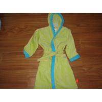 China Super Soft Teenager Bathrobe 100% cotton with Embroidery for sale