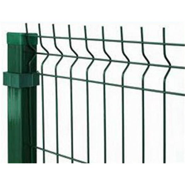 Quality Custom 3D 3 Folds Plastic Coated Wire Fencing Panels Grass Green Color for sale