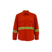 China High Visibility Custom Work Shirts XS-3XL Size With Detailed Sleeve Band for sale