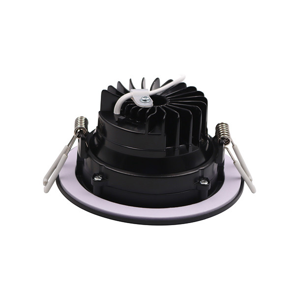 Quality Black Leading Edge Dimmable LED Downlights 3.5'' 9 Watt 750lm For Wet Location for sale