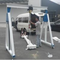 China 5t Aluminum Gantry Crane Single Girder Workshop Portal Gantry Crane With Electric Hoist factory