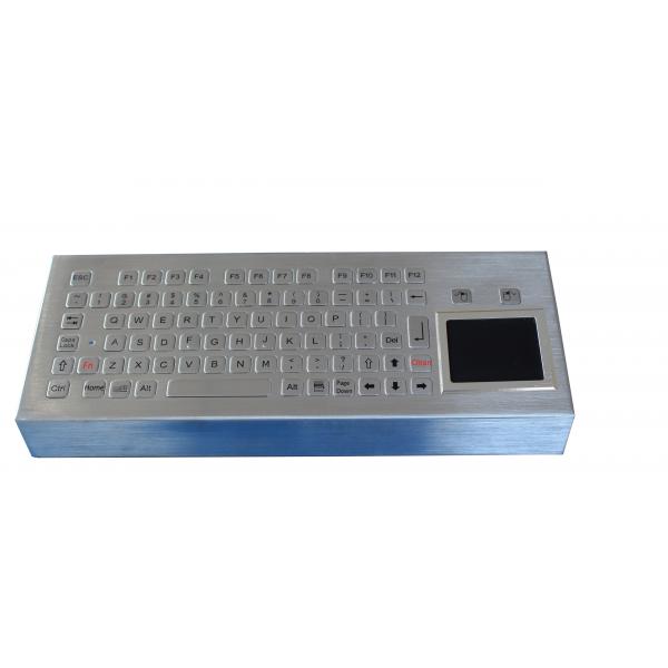 Quality 81 key compact  IP65 waterproof ruggedized keyboard  / industrial metal keyboard for sale