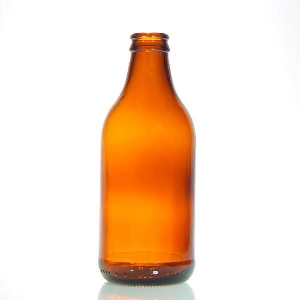 Quality Customized Glass Brewing Bottles 650ml 1000ml 12 Oz Amber Beer Bottles for sale
