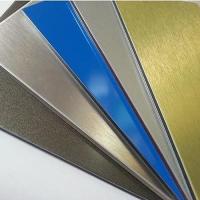 China Wire Drawing Finish Colored Aluminum Coil Alloy 5052 26 Gauge Prepainted Aluminium Sheet For Refrigerator Door Panel factory