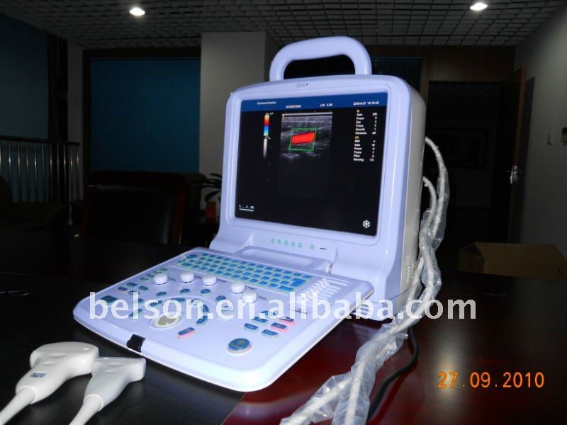 China Portable Color Doppler Ultrasound Scanner With 12.1 Inch Screen 2.5-10 MHz Multi-Frequency Probe factory