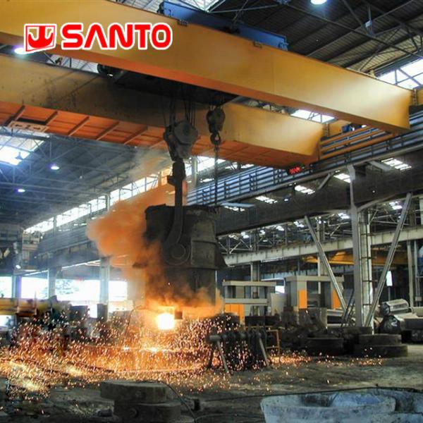 Quality 16/3.2T To 75/20T A6 A7 A8 Industrial Overhead Crane For Steel Making for sale