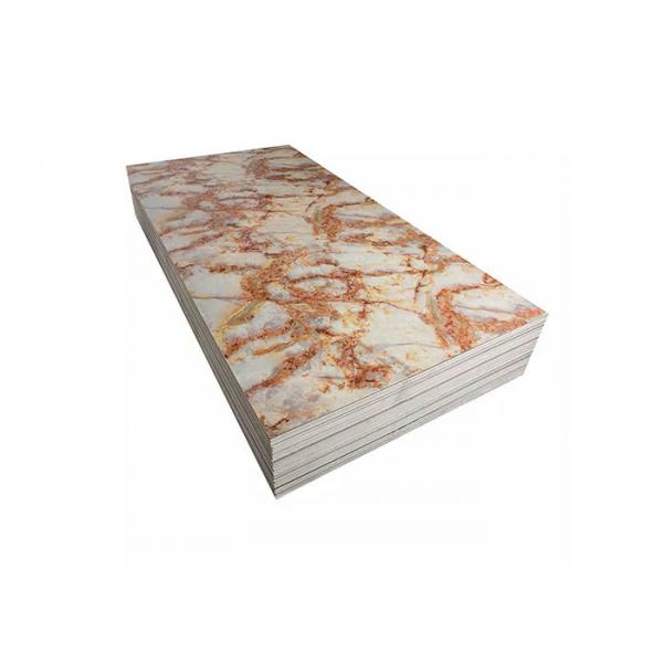Quality 3D Printing Wall Plastic UV Marble PVC Panels Interior Decoration for sale
