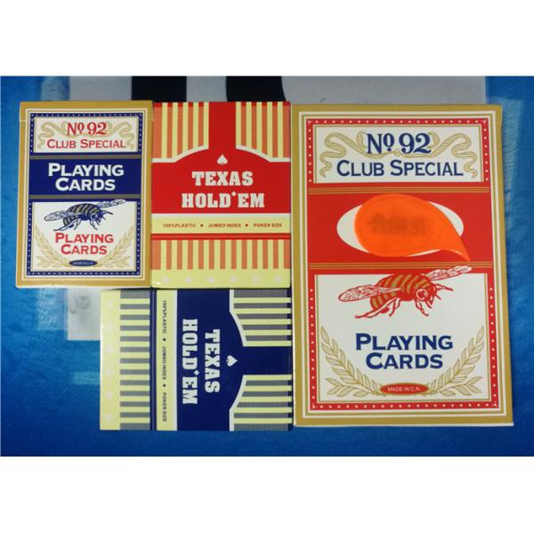 Quality Casino Bulk Jumbo Index Playing Cards with Custom Logo Printing for sale