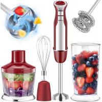 China Stainless Steel Powerful Immersion Blender 800W Handheld Kitchen Blender factory