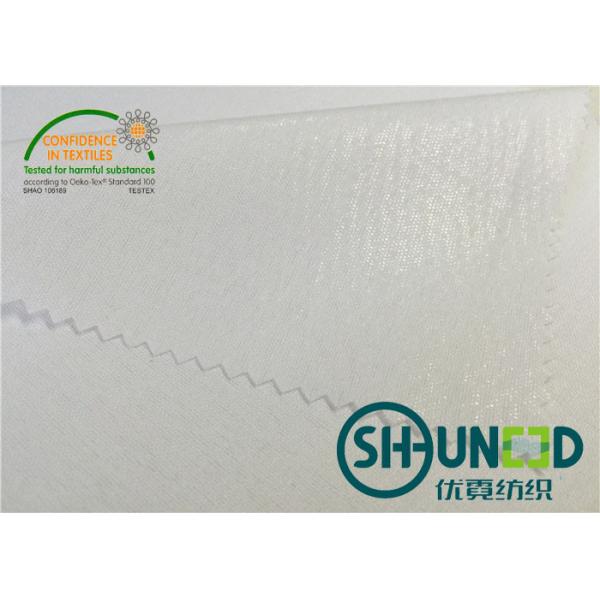 Quality PA cotton Interlining fabric by 150 cm Width , Shringkage Resistant bonded Interlining for sale