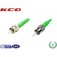 China FTTH CATV ST / APC Type Fiber Optic Connector Twist Lock With 2.5 MM Ferrule for sale