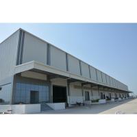 China Clear Span Peb Industrial Shed , Steel Portal Frame Warehouse Buildings factory