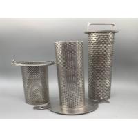 China Tube Custom 304 Stainless Steel Wire Mesh Water Filter Micron Cylinder factory