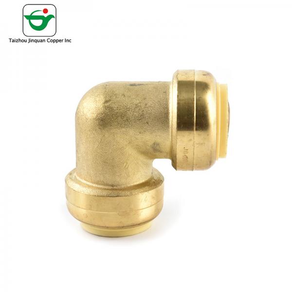Quality 200psi HPB58-3A CW614N Brass Pipe Elbow Push Fit Fitting for sale