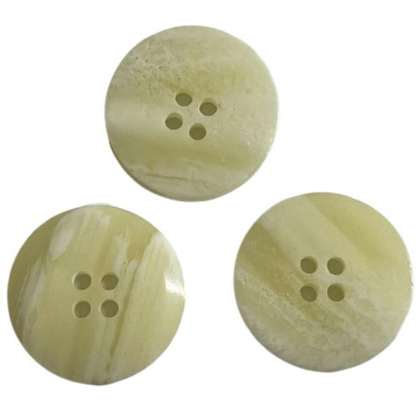 Quality 4 Holes Imitation Griotte Polyester Buttons 3/4