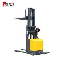 china Mini Electric Pallet Stacker For Warehouse 1500KG 1.6 Meter Single Mast Type