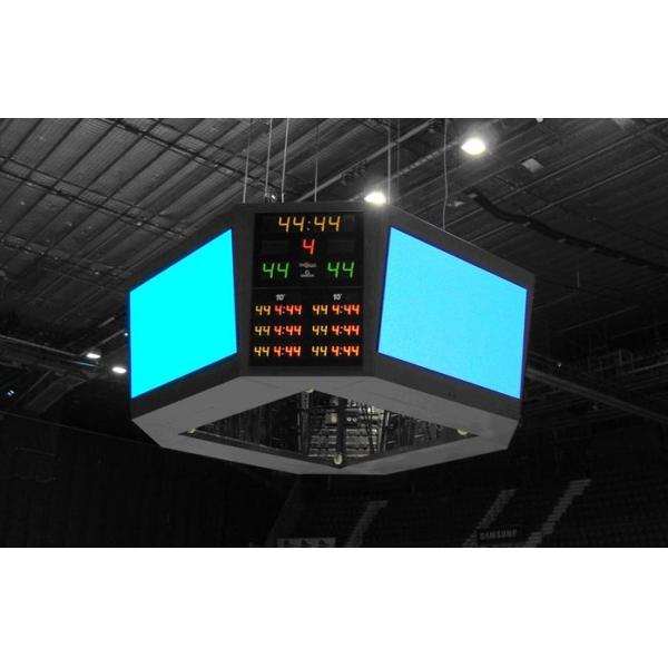 Quality P16mm Sports Led Advertising Billboard Display Indoor Horizontal 120 / Vertical 60 for sale
