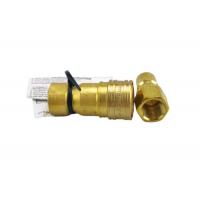 Quality 3000PSI Thread To Connect Tubular Valve Brass Coupling for sale