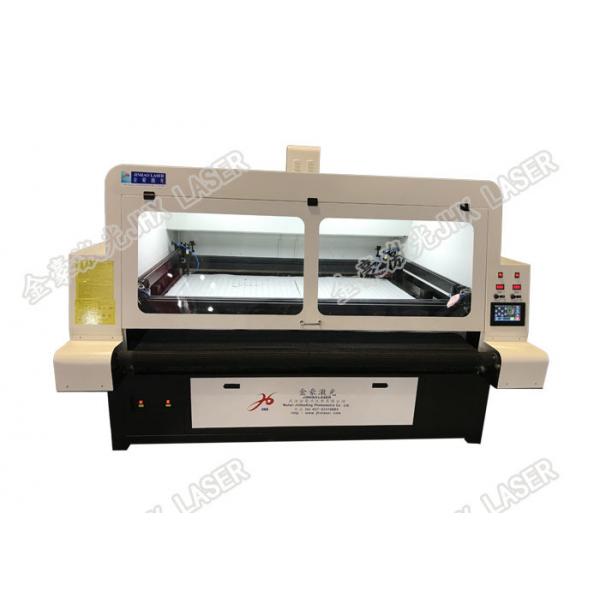 Quality Double Heads Automatic Cloth Cutting Machine For Dye Sublimation Swimwear for sale