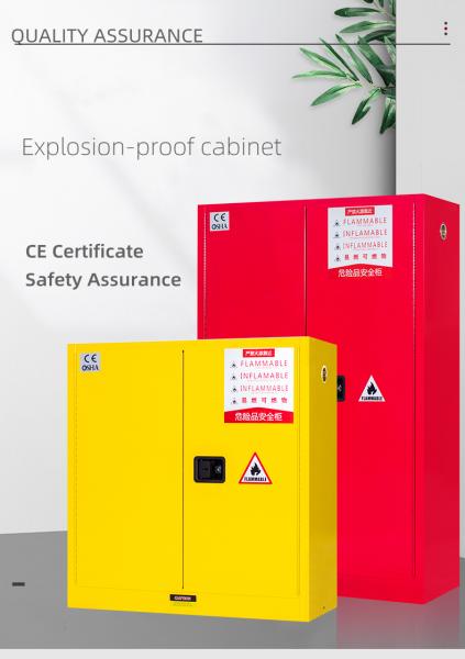 Chinese Factory Inflammable Liquids Fire Proof Chemical Safety Cabinet Fireproof Filing Cabinets Used For School And Laboratory