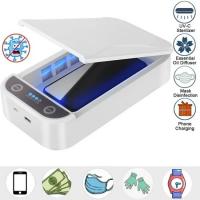 china Cell Phone Disinfectant Sanitizer Portable UV Light 9W With Voice Broadcast