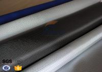 China Light Weight Silver Coated Carbon Fiber Fabric , Twill Carbon Fiber Cloth factory