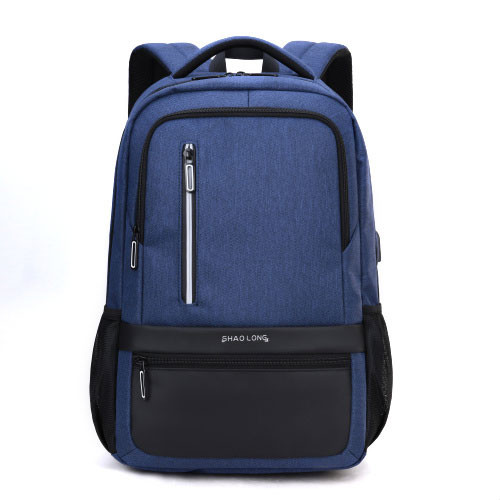 China External USB Charging Backpack Men Laptop Waterproof Nylon School Bags factory