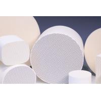 Quality Cordierite Cellular Ceramic Substrates Round For Catalytic Converters for sale
