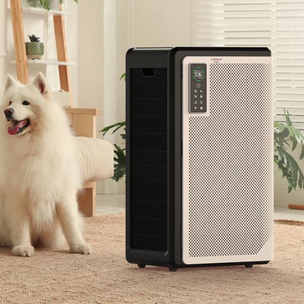 Quality ETL Activated Carbon Filter Air Purifier For Dog Hair Pet Allergies Smart Air Cleaner for sale