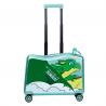 China NHL021-7 high quality PC 20 inch kids scooter trolley case 3D cartoon travlling universal wheel  suitcase factory