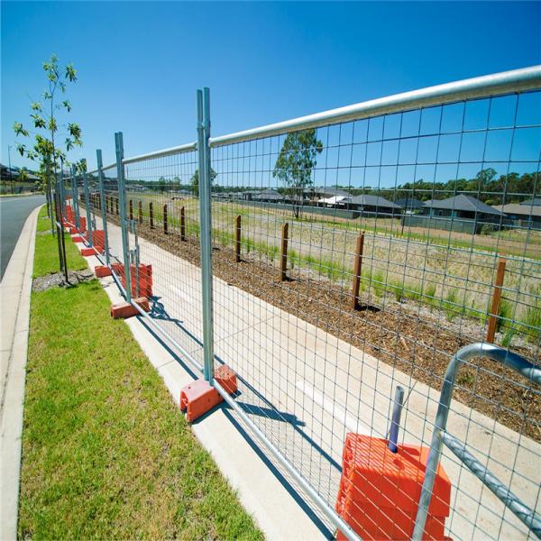 Quality Removable Mesh Fence Panels 3mm Construction Outdoor Galvanized Temporary for sale