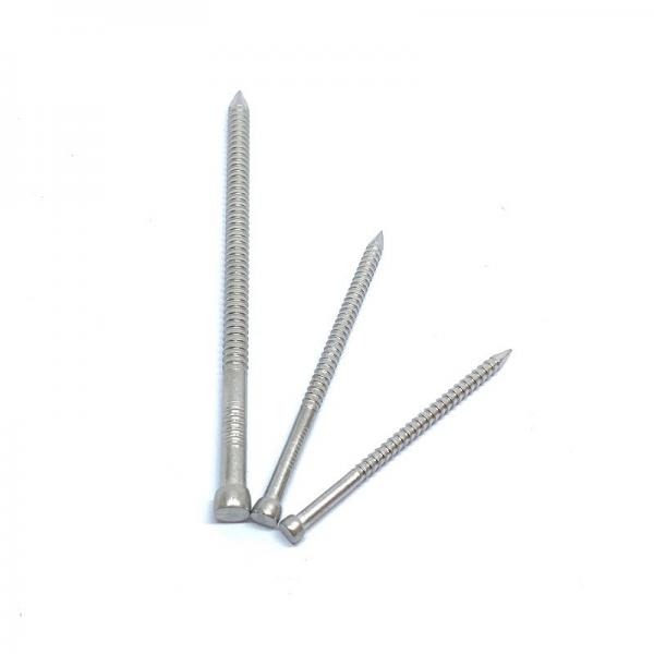 Quality Polishing Lost Head Annular Ring Shank Nails CE Certified For Wood for sale