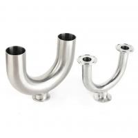 China Clamped Stainless Steel U Pipe , Mirror Polished SS304 Stainless Steel Tee Fittings for sale