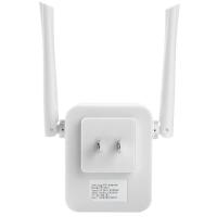 Quality 2 Antennas Wall Plug WiFi Extender 1200mbps 4G LTE Signal Booster for sale