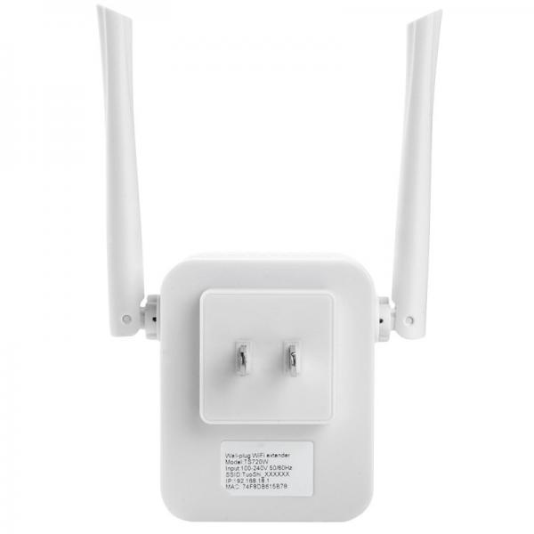 Quality FCC Wall Socket Wifi Repeater , RJ45 4G Mobile Signal Booster for sale