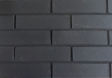 Quality Black Decorative Vintage Brick Veneer , Smooth Exterior Brick Panels for sale