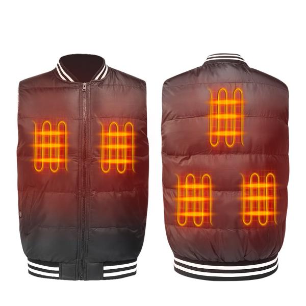 Quality Brown Washable Outdoor Heated Vest 45c Milwaukee Electric Jacket for sale