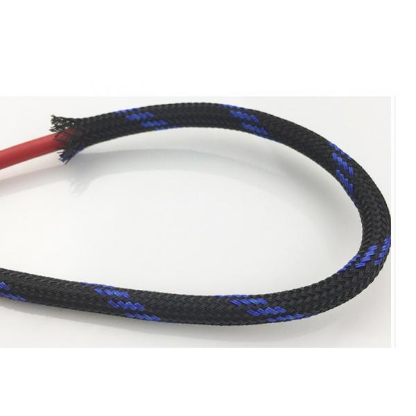 Quality Snakeskin Expandable Wire Sleeving , Colorful PET Braided Wire Loom For Cable for sale