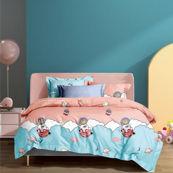 Quality 200TC 4pcs 3pcs Colourful Bedding Set 1 Duvet Cover 1 Fitted Sheet 1 Flat Sheet 2 Pillowcase for sale