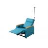 China Adjustable Manual Dialysis Recliner Chairs With IV Pole On Casters factory