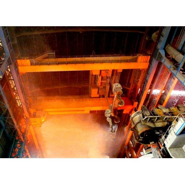 Quality Lightweight 200/50 Ton Double Beam Crane Heat Resistant Metallurgy Steel Plant Crane for sale