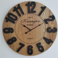 China Wall Clock Vintage Wrought Quartz Motivity Decorative Wooden Clocks factory