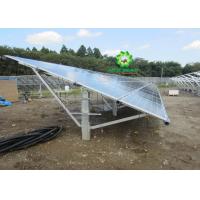 China Adjustable Solar Single Pole Structure 2020 Solar Panel Ground Pole Mounting Bracket for sale