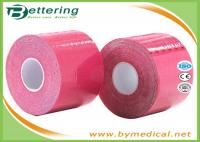 China Sports Safety Kinesiology Physiotherapy Tape Health Care Waterproof Pure Cotton Material factory