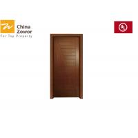 Quality BS476 Customized Teak Wood Fireproof Wooden Doors For Hotel/Baking Paint Finish for sale