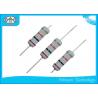 China High Reliability Metal Oxide Resistor , Gray Small Size 470 Ohm 1 Watt Resistor factory