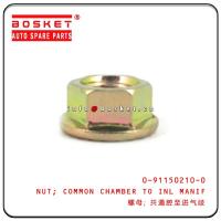China 0-91150210-0 0911502100 Isuzu Engine Parts Common Chamber To Inlet Manifold Nut For 4JB1 NKR55 factory